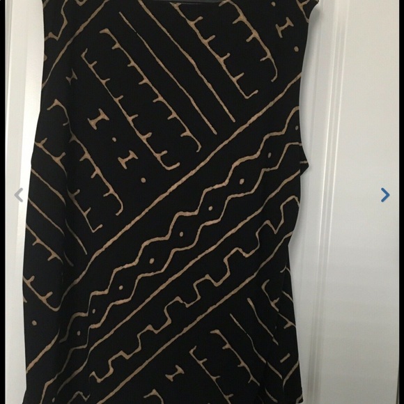 CHAPS Sleeveless Drape Neck Top - Picture 2 of 4